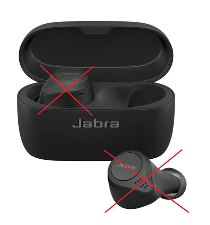 Jabra Elite 75t & Active 75t Ladecase Schwarz Blau Gold/Beige Mintgrün OHNE Kopfhörer --> nur Ladecase! - Refurbisched